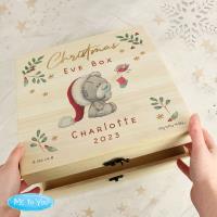 Personalised Winter Explorer Christmas Eve Large Wooden Keepsake Box Extra Image 2 Preview